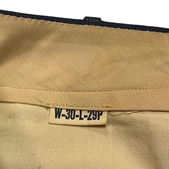 Vintage US Air Force Wool Trousers Size W-30 L-29 P Blue Korean War Military 50s - Picture 3 of 5